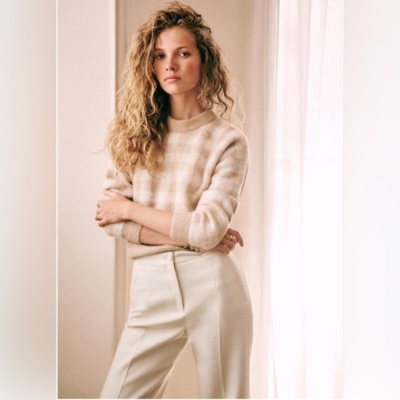 Sezane Sweaters - La Maille Sezane Becky Jumper In Camel Baby Alpaca Sweater Size Medium